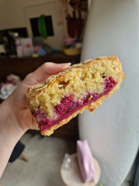 Raspberry bakewell tart - Tywardreath Bakery