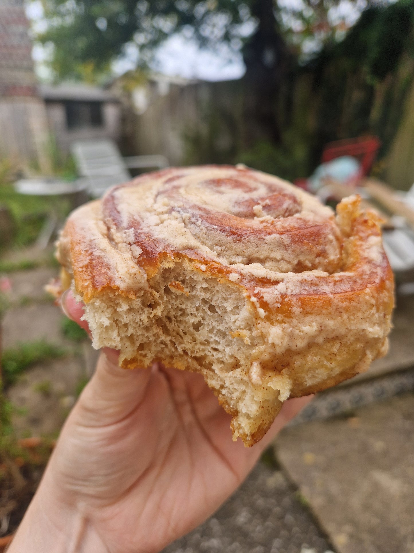 Brown butter cinnamon roll